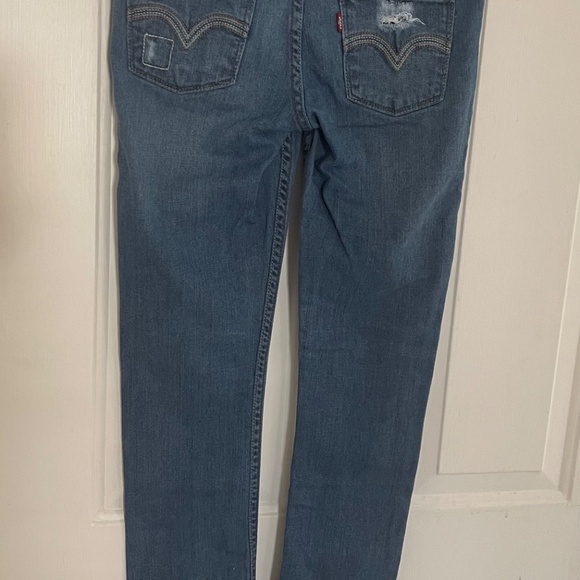 Levi’s GIRLS  Distressed Jeans Size 14 regular - Picture 6 of 16